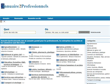 Tablet Screenshot of annuaire2professionnels.com